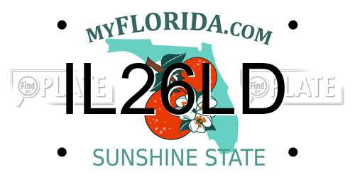 IL26LD Florida License Plate