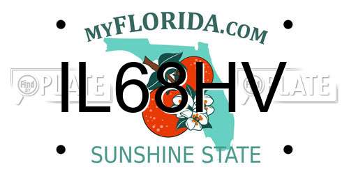 IL68HV Florida License Plate