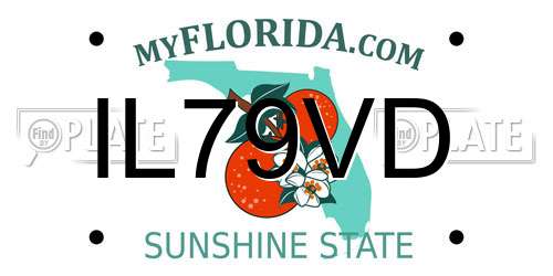 IL79VD Florida License Plate