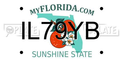 IL79YB Florida License Plate