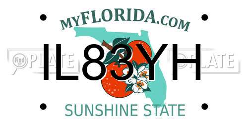 IL83YH Florida License Plate