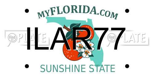 ILAR77 Florida License Plate