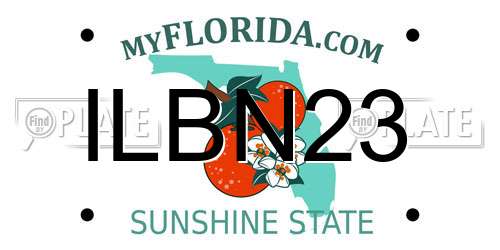 ILBN23 Florida License Plate