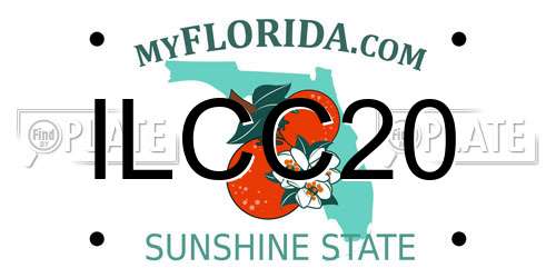 ILCC20 Florida License Plate