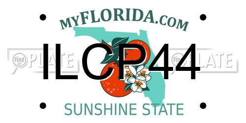 ILCP44 Florida License Plate