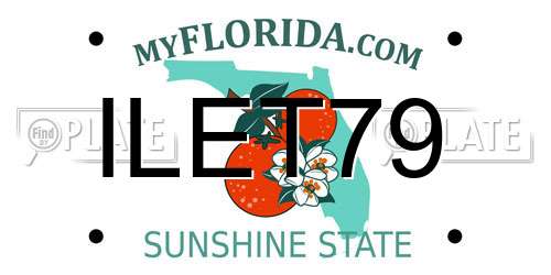 ILET79 Florida License Plate