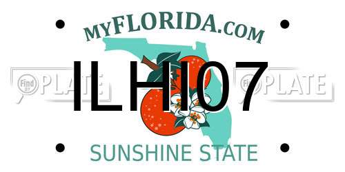 ILHI07 Florida License Plate