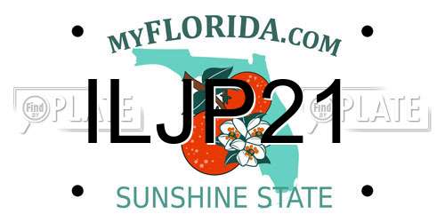 ILJP21 Florida License Plate