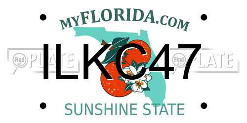 ILKC47 Florida License Plate