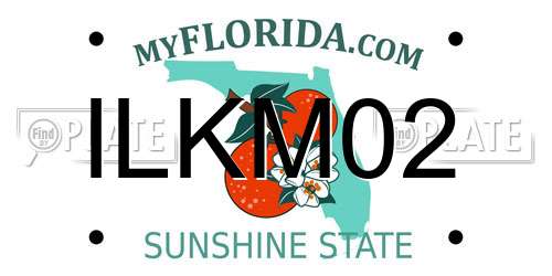 ILKM02 Florida License Plate