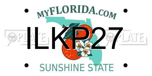 ILKP27 Florida License Plate