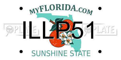 ILLP51 Florida License Plate