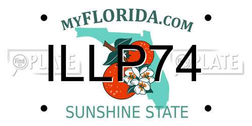 ILLP74 Florida License Plate