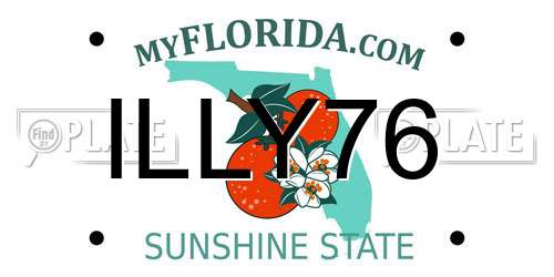 ILLY76 Florida License Plate