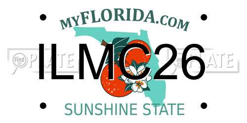 ILMC26 Florida License Plate