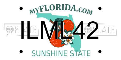 ILML42 Florida License Plate