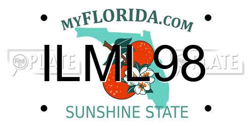 ILML98 Florida License Plate