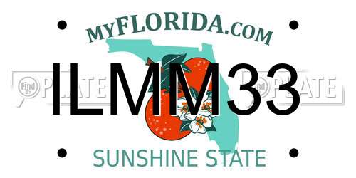 ILMM33 Florida License Plate