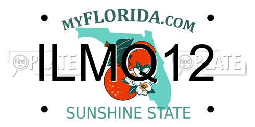 ILMQ12 Florida License Plate