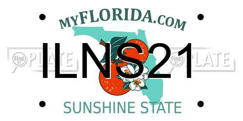 ILNS21 Florida License Plate
