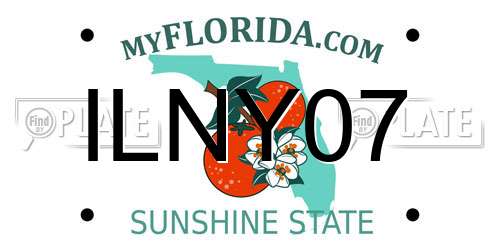 ILNY07 Florida License Plate