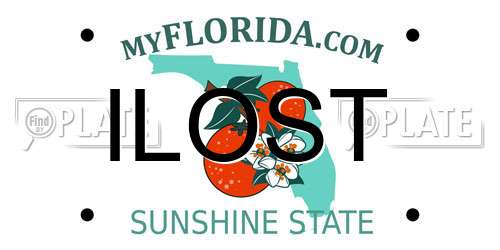 ILOST Florida License Plate