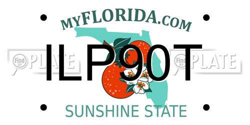 ILP90T Florida License Plate