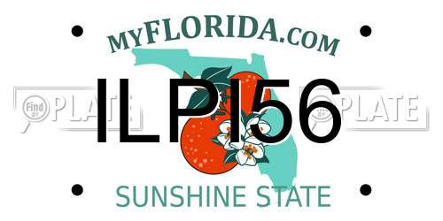 ILPI56 Florida License Plate