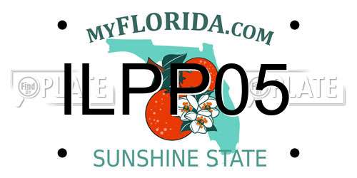 ILPP05 Florida License Plate