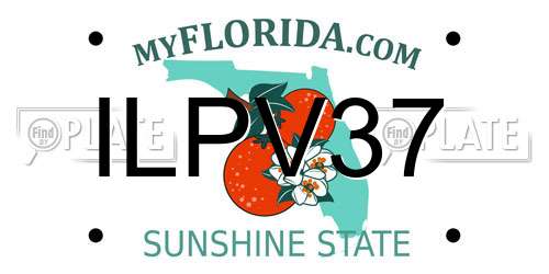 ILPV37 Florida License Plate