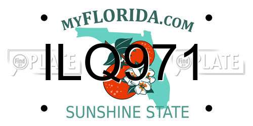 ILQ971 Florida License Plate
