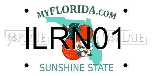 ILRN01 Florida License Plate
