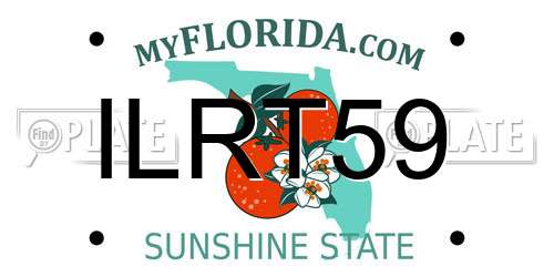 ILRT59 Florida License Plate