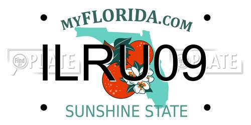 ILRU09 Florida License Plate