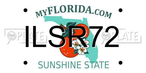 ILSR72 Florida License Plate
