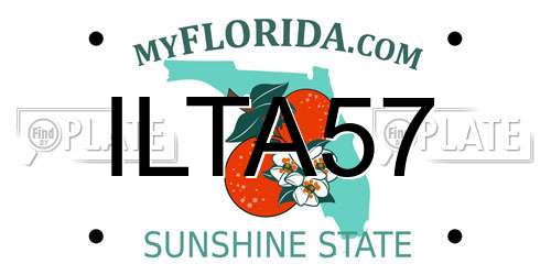 ILTA57 Florida License Plate