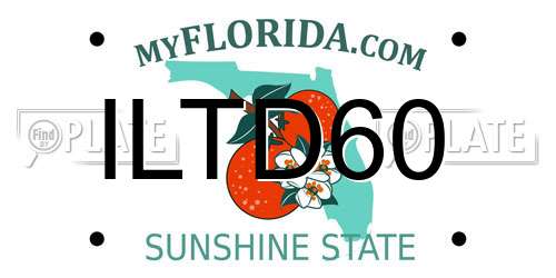 ILTD60 Florida License Plate