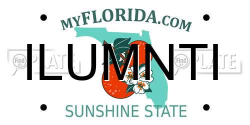 ILUMNTI Florida License Plate