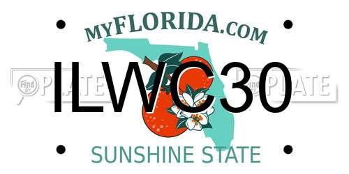 ILWC30 Florida License Plate