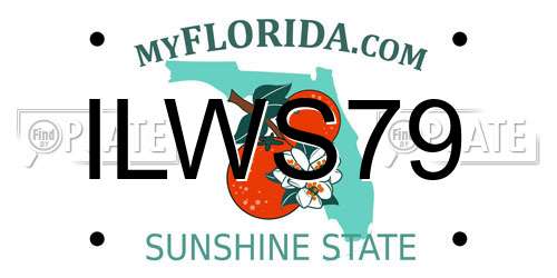 ILWS79 Florida License Plate