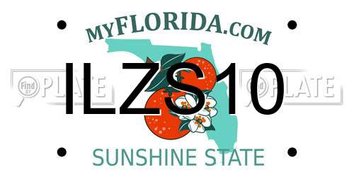 ILZS10 Florida License Plate