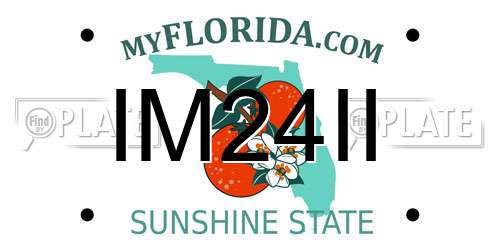 IM24II Florida License Plate