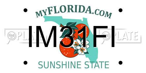 IM31FI Florida License Plate