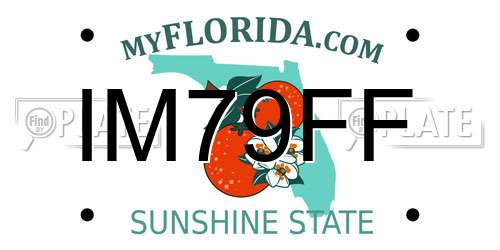 IM79FF Florida License Plate