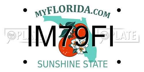 IM79FI Florida License Plate