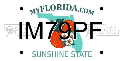 IM79PF Florida License Plate