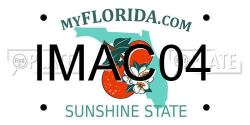 IMAC04 Florida License Plate