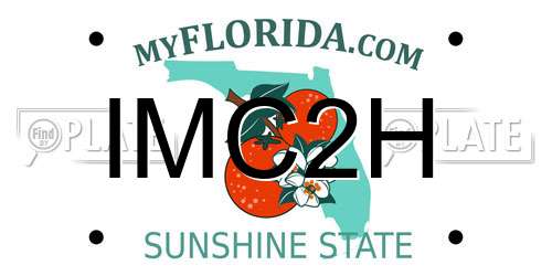 IMC2H Florida License Plate