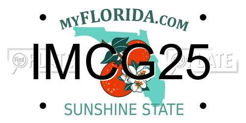 IMCG25 Florida License Plate