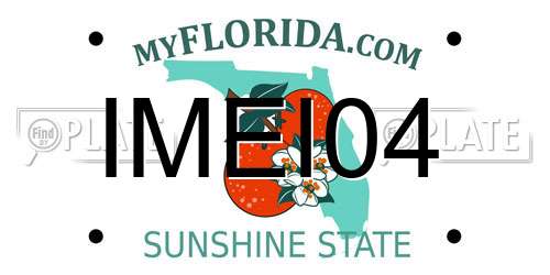 IMEI04 Florida License Plate
